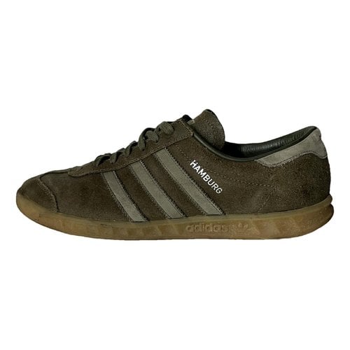 Pre-owned Adidas Originals Low Trainers In Khaki