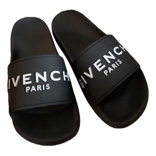 Pre-owned Givenchy Mules In Black