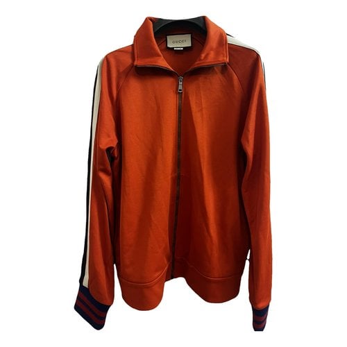 Pre-owned Gucci Jacket In Orange