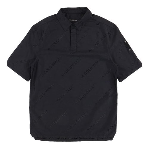Pre-owned A-cold-wall* Polo Shirt In Black