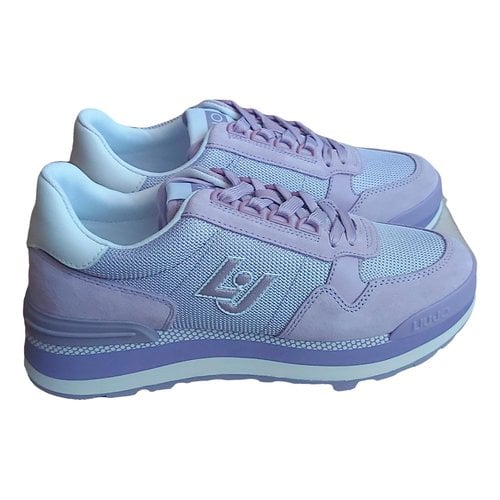 Pre-owned Liujo Leather Trainers In Purple