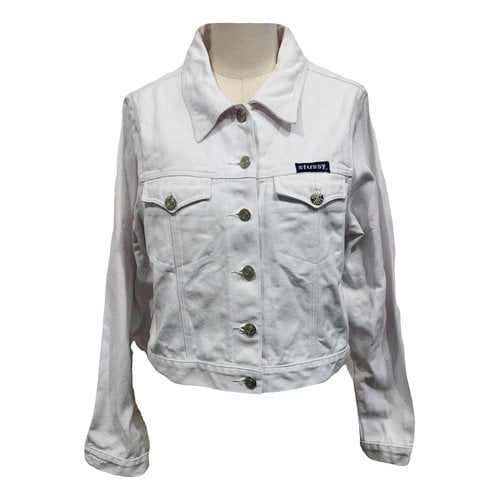 Pre-owned Stussy Jacket In White