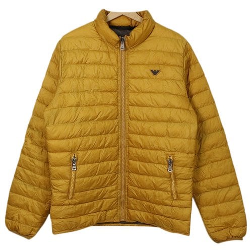 Pre-owned Giorgio Armani Jacket In Yellow