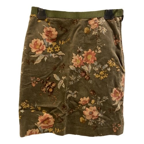 Pre-owned Paul Smith Velvet Mini Skirt In Multicolour