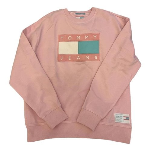 Pre-owned Tommy Hilfiger Sweatshirt In Pink