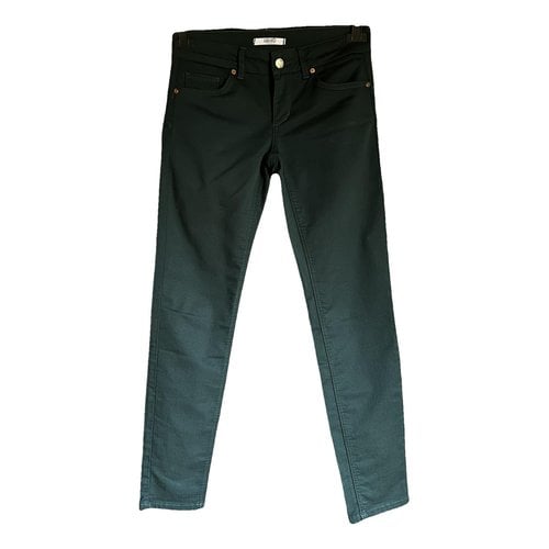 Pre-owned Liujo Slim Pants In Green
