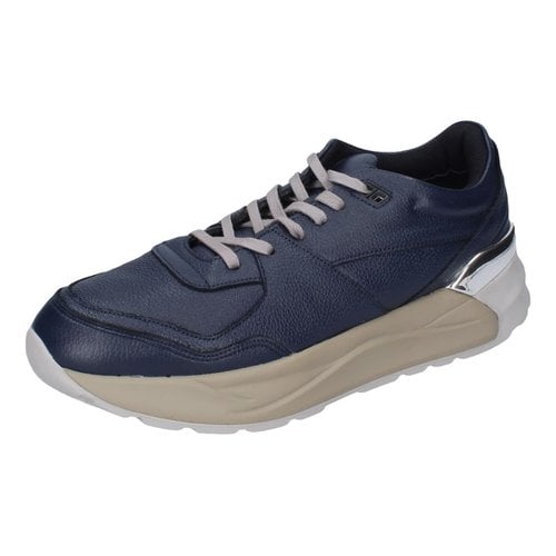 Pre-owned Liujo Leather Low Trainers In Blue