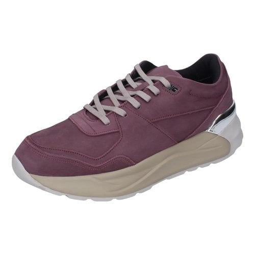 Pre-owned Liujo Leather Low Trainers In Purple