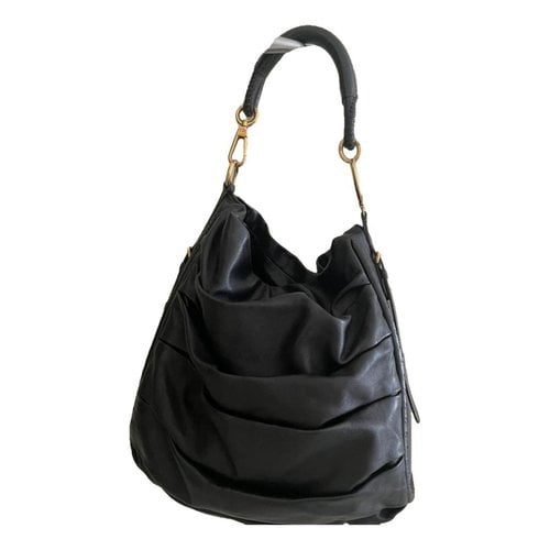 Pre-owned Dior Leather Handbag In Black