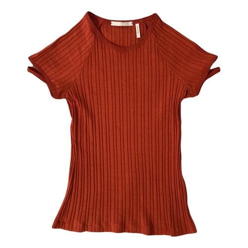 Pre-owned Helmut Lang Jersey Top In Red