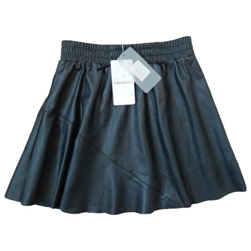 Pre-owned Zadig & Voltaire Spring Summer 2020 Mini Skirt In Black
