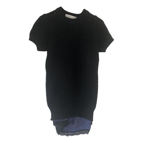 Pre-owned Sacai Luck Top In Black