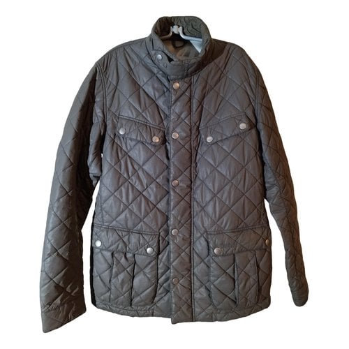 Pre-owned Barbour Parka In Grey
