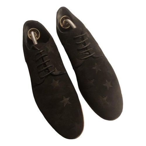 Pre-owned Sergio Rossi Lace Ups In Black