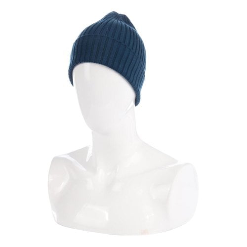 Pre-owned Wolford Wool Beret In Blue