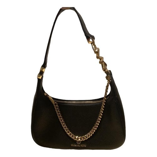 Pre-owned Michael Kors Leather Bag In Black