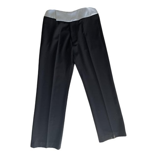 Pre-owned Maximilian Trousers In Black