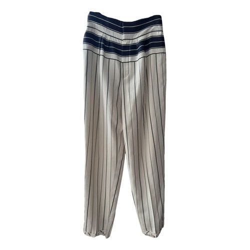 Pre-owned Chloé Carot Pants In Multicolour