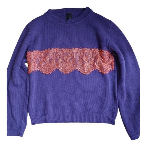 Pre-owned Pinko Wool Jumper In Purple