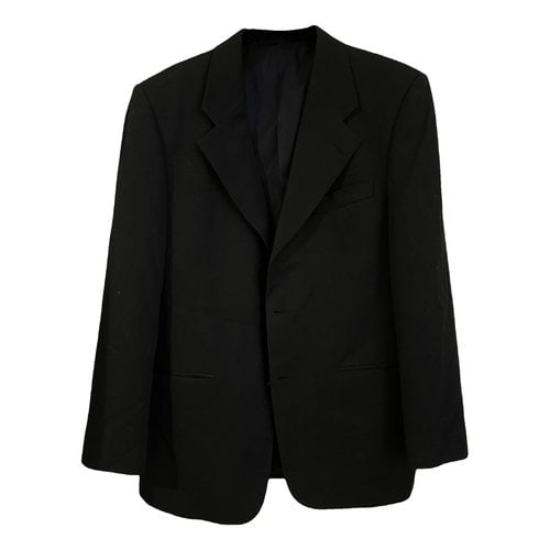 Pre-owned Valentino Wool Blazer In Navy