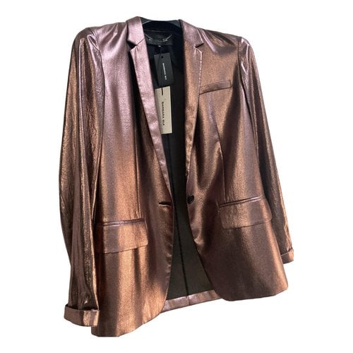Pre-owned Barbara Bui Suit Jacket In Gold