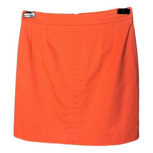 Pre-owned Gucci Mini Skirt In Orange