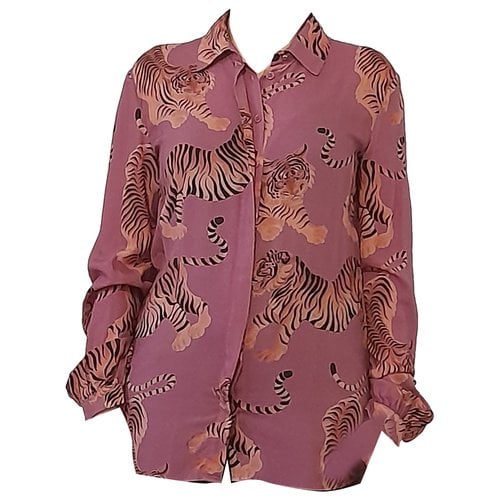 Pre-owned Just Cavalli Blouse In Pink