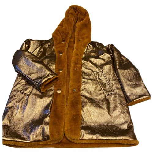 Pre-owned Oof Wear Faux Fur Jacket In Metallic