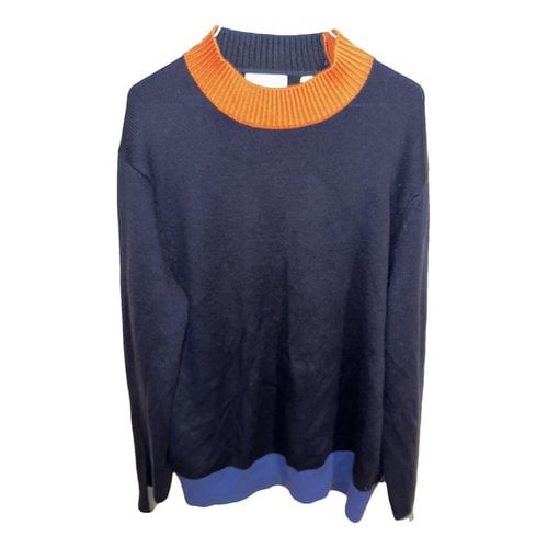 Pre-owned Calvin Klein Pull In Blue