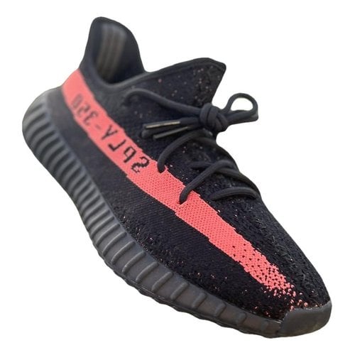 Pre-owned Yeezy X Adidas Boost 350 V2 Low Trainers In Black