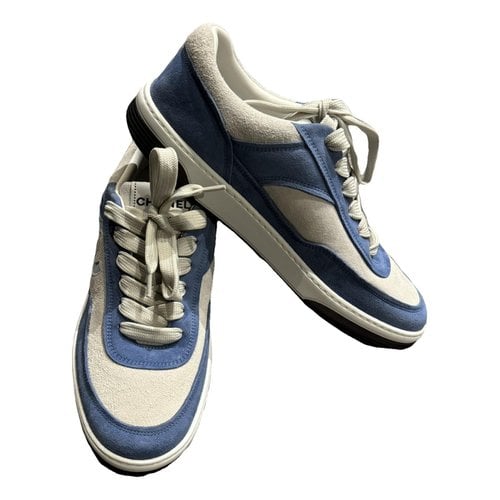 Pre-owned Chanel Trainers In Blue