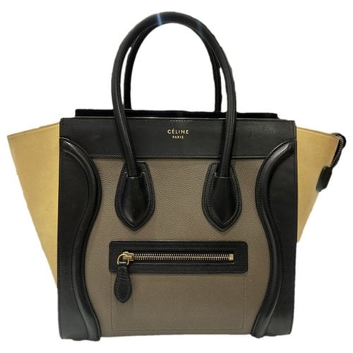 Pre-owned Celine Luggage Leather Handbag In Multicolour
