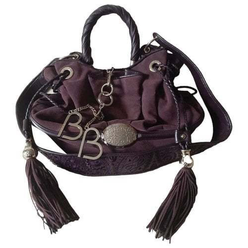 Pre-owned Lancel Brigitte Bardot Handbag In Purple