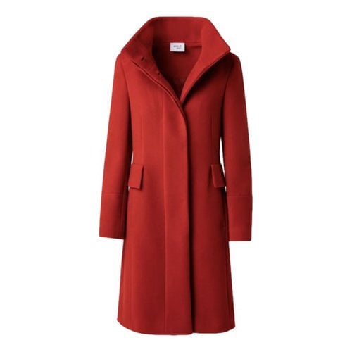 Pre-owned Akris Punto Wool Coat In Red