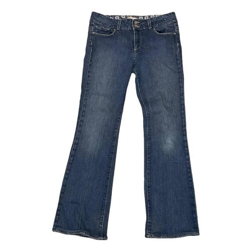 Pre-owned Paige Bootcut Jeans In Blue