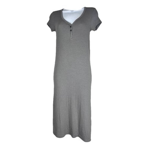 Pre-owned Atm Anthony Thomas Melillo Mid-length Dress In Grey