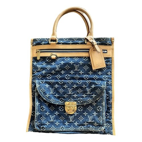 Pre-owned Louis Vuitton Pleaty Handbag In Blue
