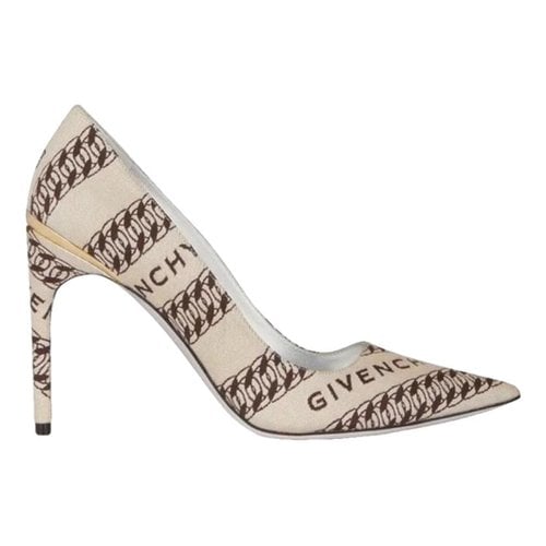 Pre-owned Givenchy Cloth Heels In Beige