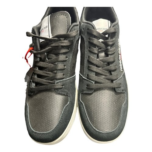 Pre-owned Roberto Cavalli Leather Lace Ups In Black