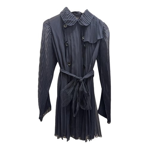 Pre-owned Undercover Trench Coat In Black
