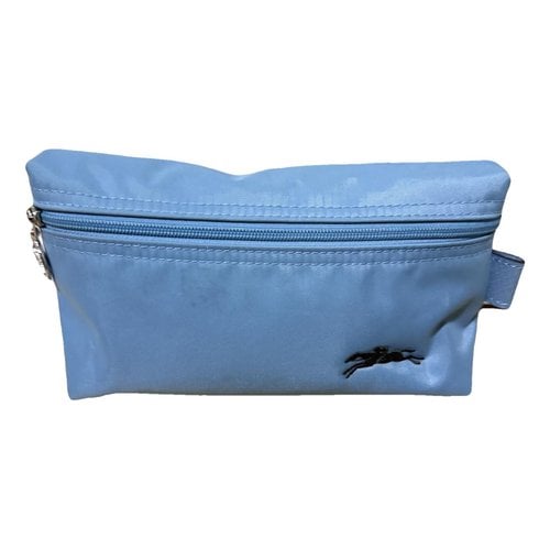 Pre-owned Longchamp Cloth Purse In Blue