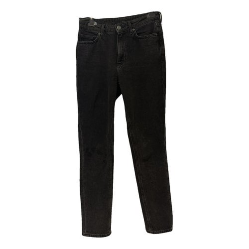 Pre-owned American Vintage Slim Jeans In Grey