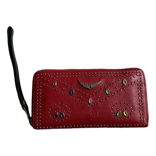 Pre-owned Zadig & Voltaire Leather Wallet In Red