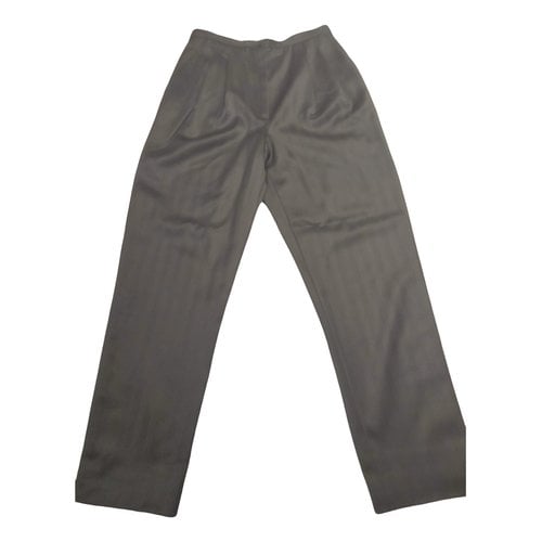 Pre-owned Emanuel Ungaro Trousers In Grey