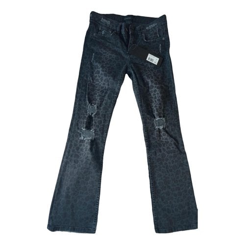 Pre-owned The Kooples Bootcut Jeans In Anthracite