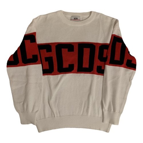 Pre-owned Gcds Jumper In White