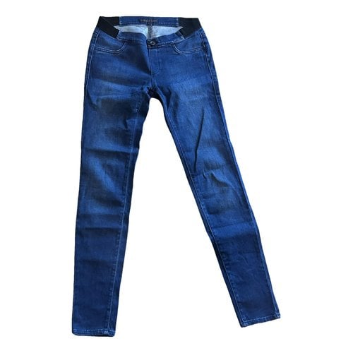 Pre-owned Trussardi Jeans Slim Jeans In Blue