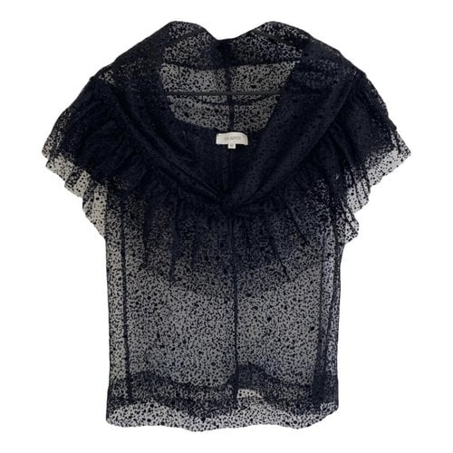 Pre-owned Isa Arfen Blouse In Black