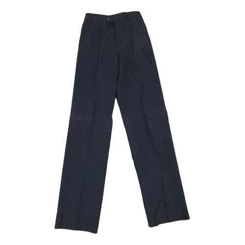 Pre-owned Valentino Trousers In Anthracite