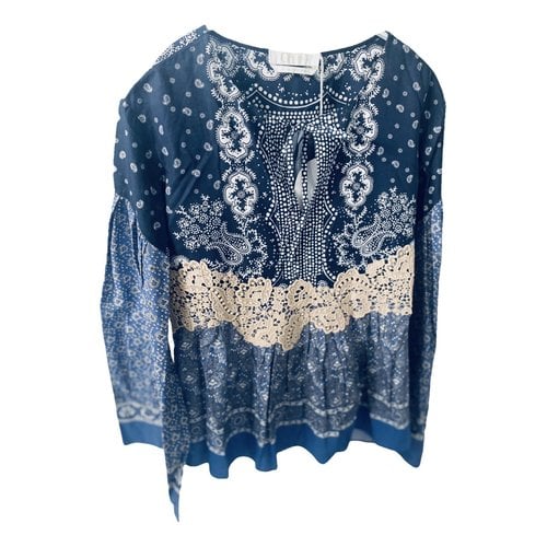 Pre-owned Chloé Blouse In Blue